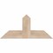 Ekena Millwork Portland Smooth Timber Gable Bracket, Douglas Fir, 36"W x 16"H x 5 1/2"D x 5 1/2"F, 11/12 Pitch GBW036X16X0606POR00SDF - alternate 1